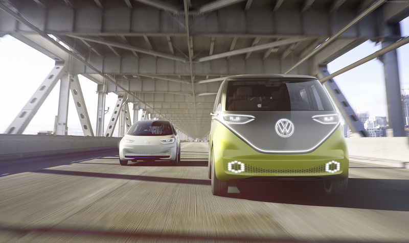 2021 Cars, Volkswagen ID Buzz, 4K, 4K, electric car