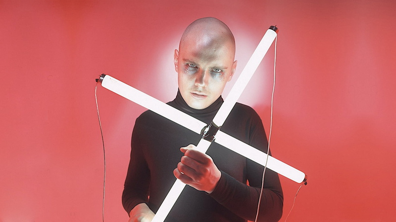 archery, people, looking at camera, fluorescent, archery Bow, males, martial Arts, lamps, colored background, blade, exercising, young Adult, indoors, combat Sport