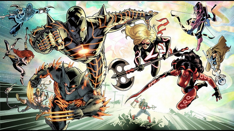Hawkeye, Captain America, Wolverine, Ms. Marvel, Fear Itself, Iron Man, Spider-Man, Comics, 1080P, Black Widow