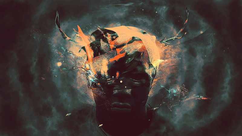 art, devil, invertebrate, spooky, backgrounds, black Color, abstract, arachnid, bizarre, man, arthropod, mystery, focus on foreground, fear, dark, men