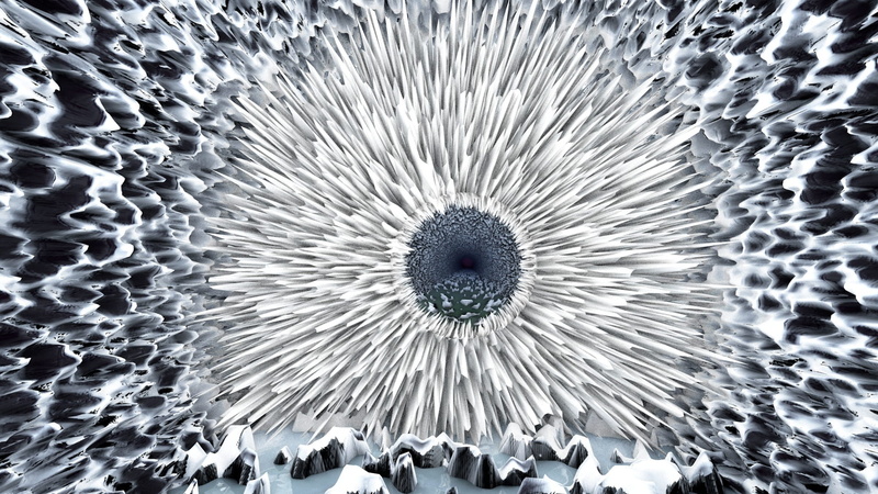 closeup, animals in the wild, marine, render, tunnel, water, full frame, frost, close-up, dark cave, one animal, no people, genetic research