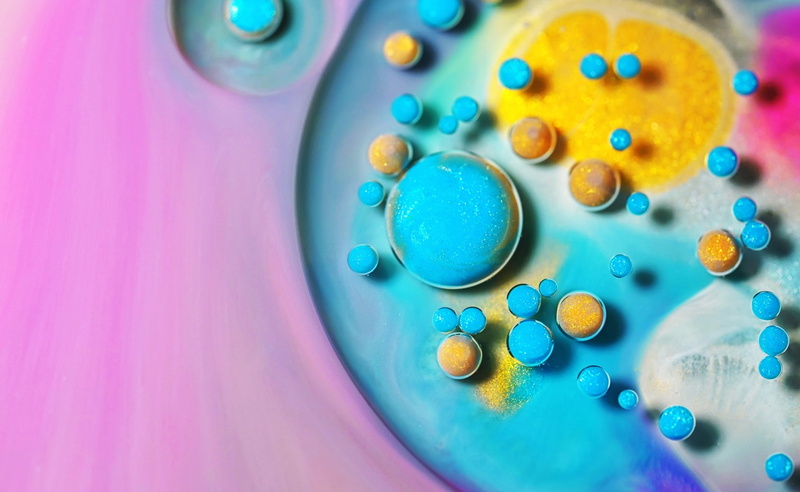 sparkle, Glitter, art, 2K, temptation, sweet, large group of objects, close-up, pink color, celebration, sweet food, indulgence, blue, Artwork, candy