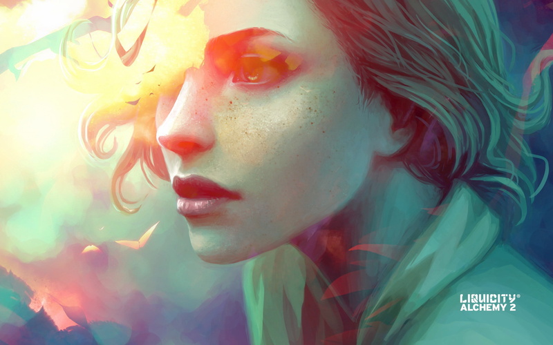 make-up, paint, drum and bass, leisure activity, women, beautiful woman, looking at camera, digital composite, lifestyles, headshot, one person, young adult