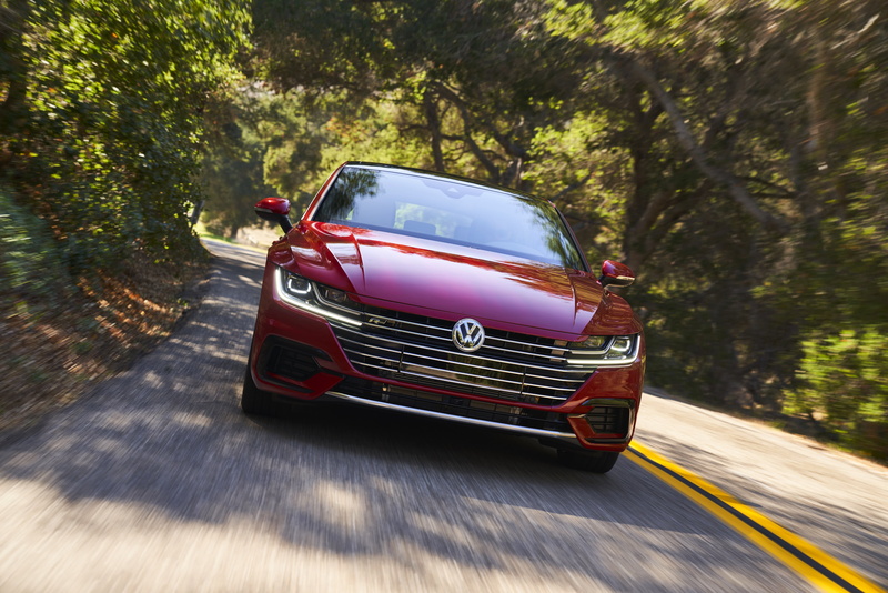 4K, Compact Car, Volkswagen Arteon, Red Car, Vehicle, Car, Volkswagen