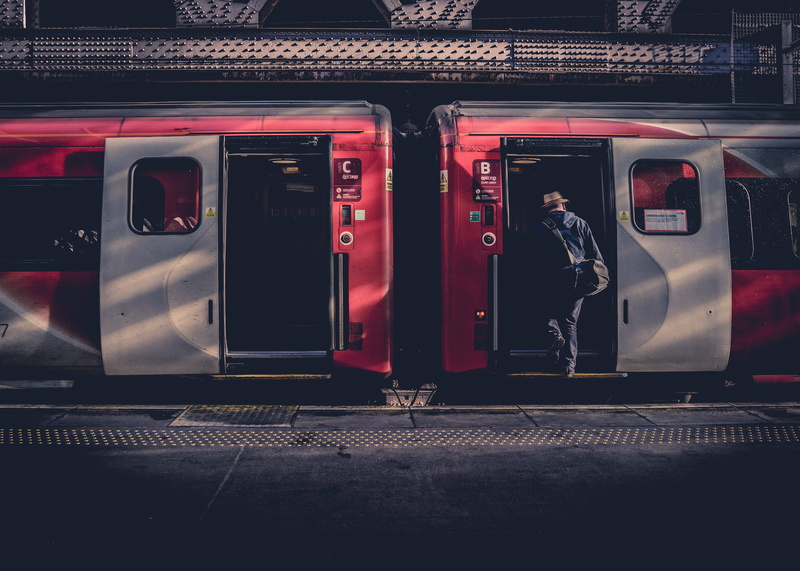 station, edinburgh, boarding, railway station, rail transportation, go, passenger train, vehicle door, real people, platform, journey, doorway, entering
