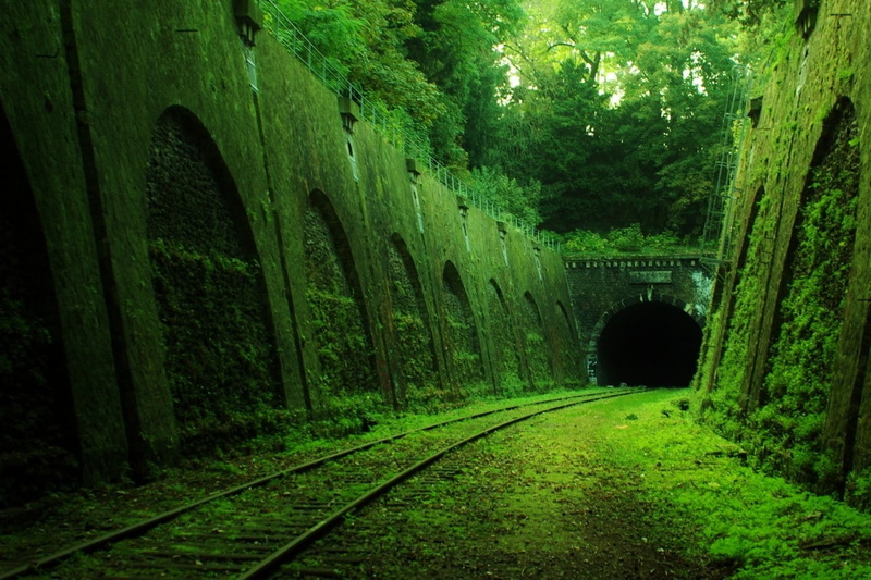 abandoned, tunnel, railway, 720P
