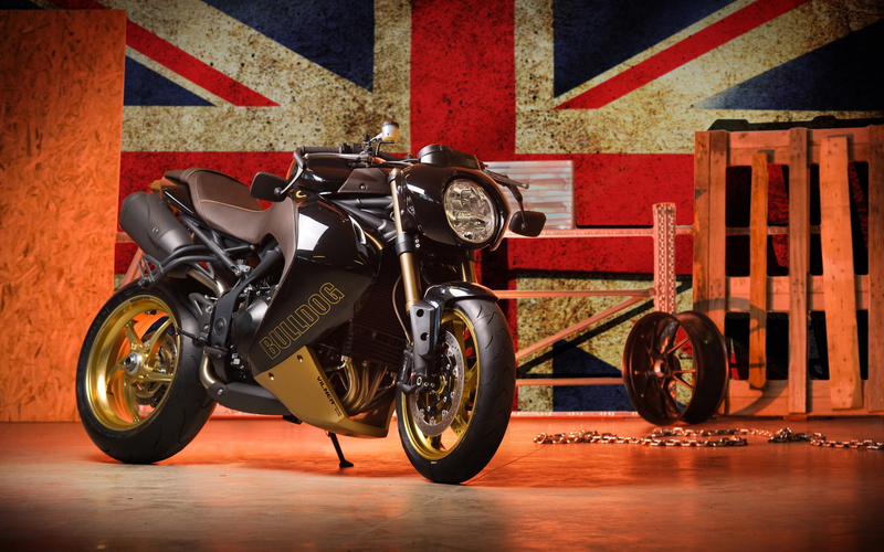 Triumph, Bulldog, Moto, 2K, Speed Triple, Black, Vilner
