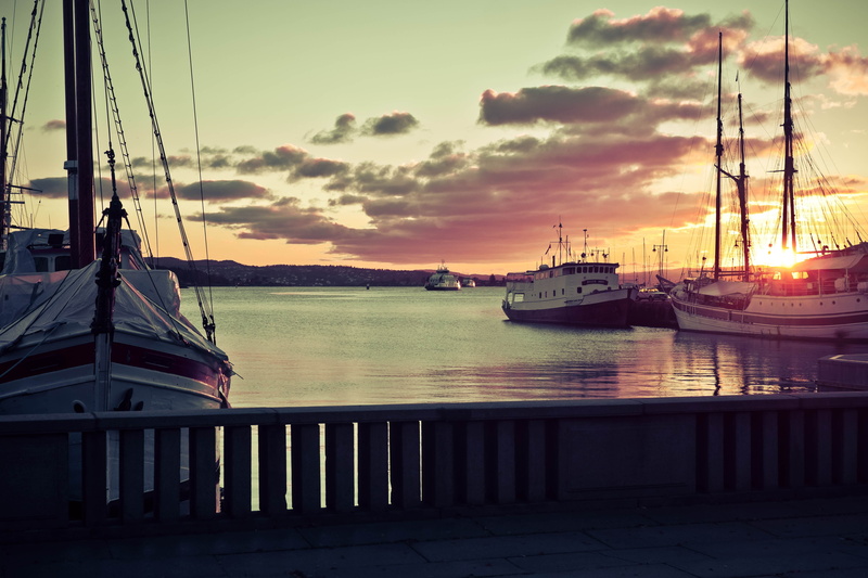 Norway, yachts, Oslo, landscape, ship, 4K