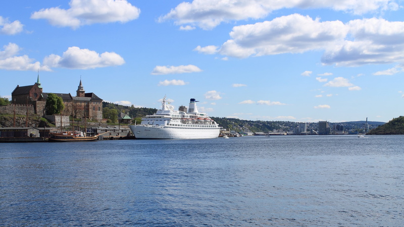 building, watercraft, oslofjord, water, europe, architecture, cruise ship, waterway, travel destinations, sea, nature, passenger ship, nautical vessel