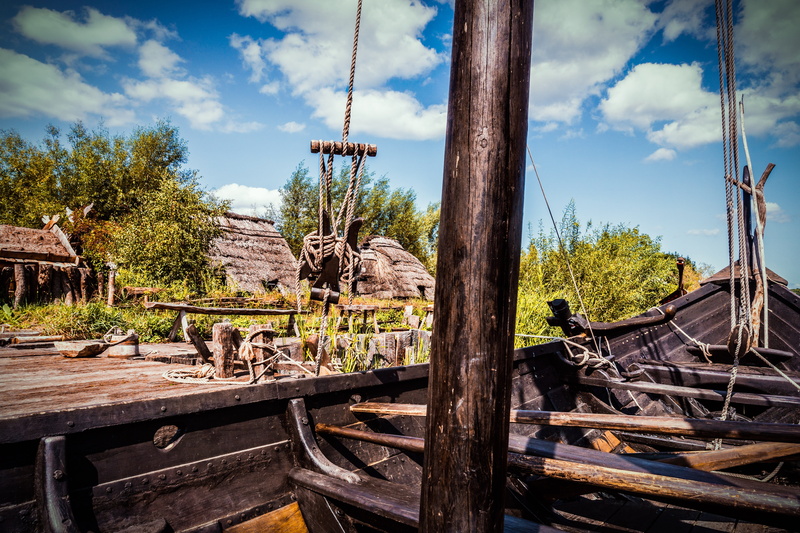 outdoors, sky, ruin, old, ukranenland, western pomerania, mecklenburg, 5K, vertebrate, travel, no people, history, wood - material, civilization, indigenous culture