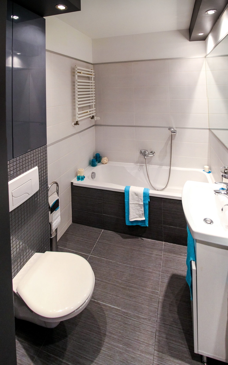 household equipment, domestic room, clean, luxury, absence, lavatory, mirror, illuminated, hygiene, bathtub, bathroom, sink, apartment, modern, domestic bathroom