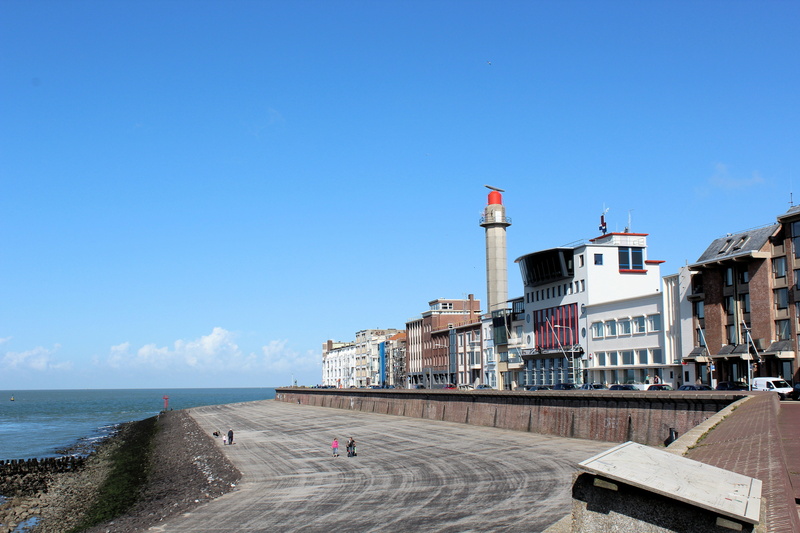 copy space, cloud - sky, Vlissingen, dutch, water, architecture, tower, day, westerschelde, nature, outdoors, building, sea, sky, blue, built structure