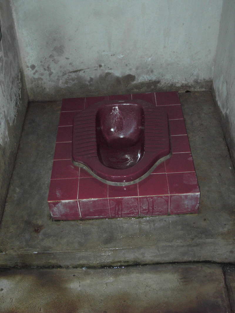 no people, 2K, architecture, container, old, thailand, indoors, wood - material, red, single object, emergency equipment, flooring, wall, household equipment