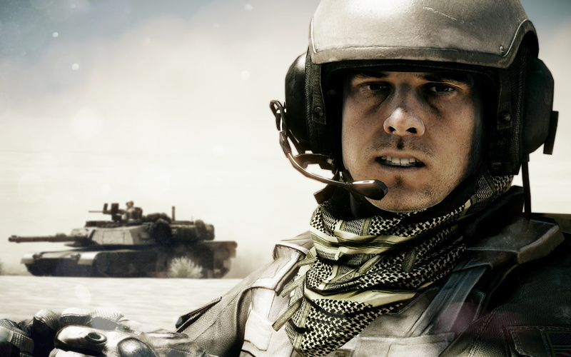 Battlefield, 1080P, Tank, BF3, Soldier