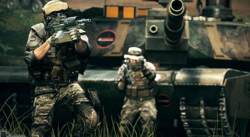 bf4, uniform, gun, weapon, government, military uniform, clothing, military, war, fighting, two people, 1080P, special forces, battlefield 4, army, rifle