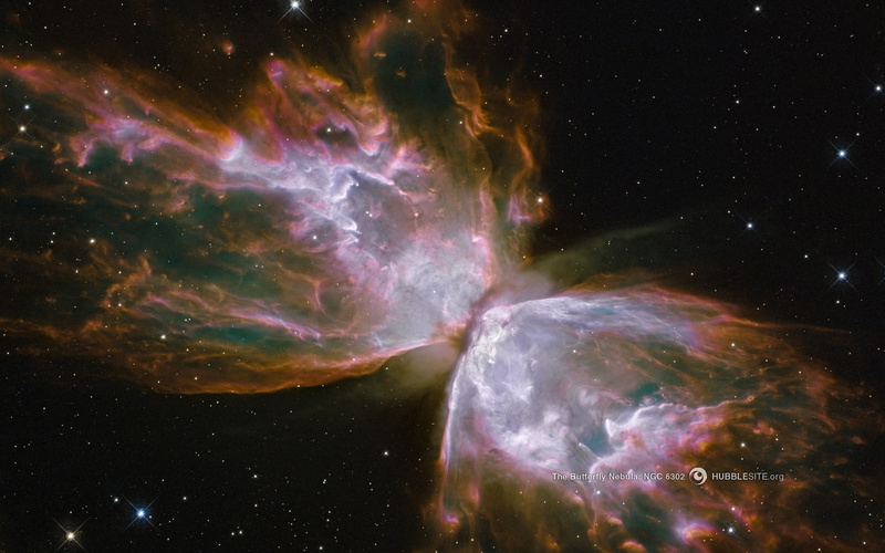 space, art, colorful, nebula, Clouds, celestial, stars, atmosphere, hd, bug, 720P, Bug Nebula, Blue