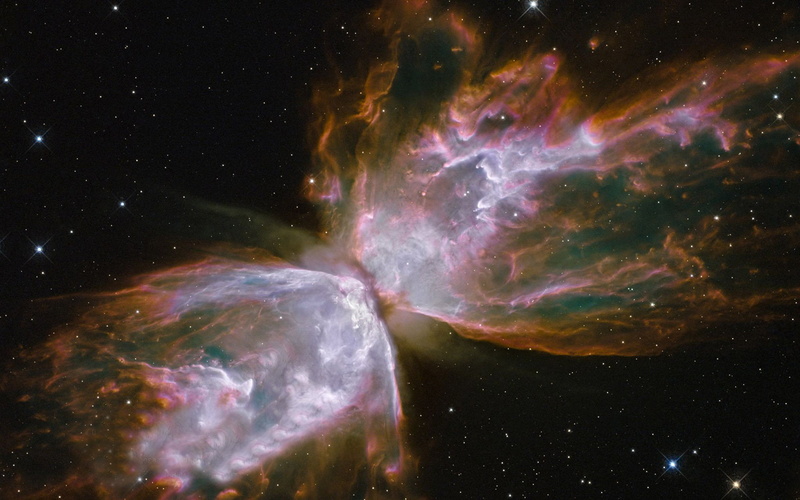 1920x1200, 1080P, space, butterfly nebula, nebula
