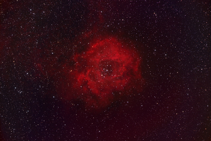 giant, emission nebula, Outlet, 2K, in the constellation Unicorn