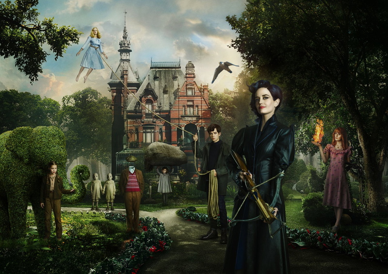 Eva Green, Pixie Davies, Movie, Asa Butterfield, Lauren McCrostie, Georgia Pemberton, Ella Purnell, 1080P, Miss Peregrines Home for Peculiar Children