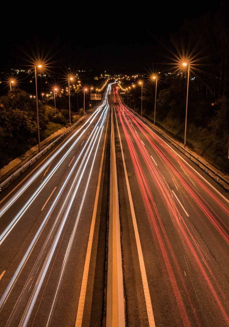 motion, transportation, 5K, spain, street light, cars, malaga, traffic, the way forward, lights, andalusia, white, speed, direction, architecture, long exposition