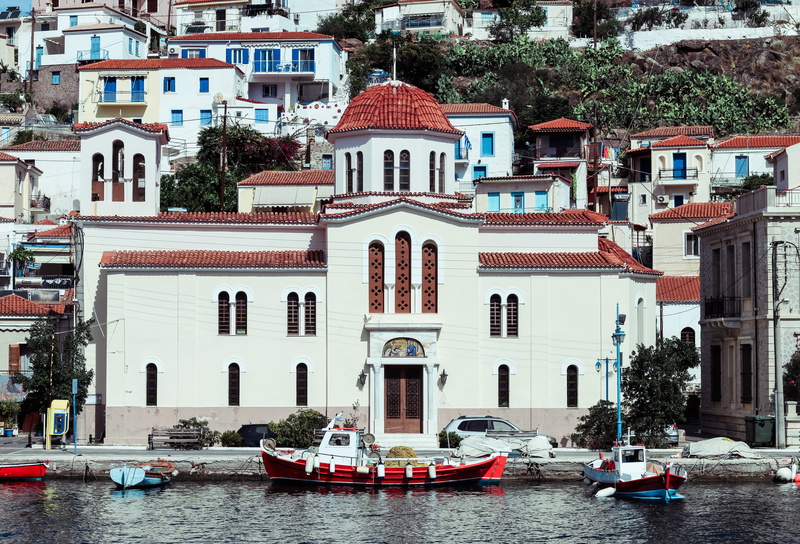 poros, waterfront, porto heli - poros, greek, passenger craft, yatch, river, photography, canon 70d, greece, craft, plant, nautical vessel, architecture