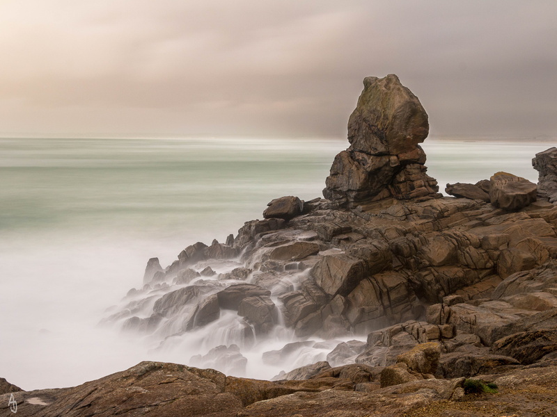 scenics, sunset, EOS 70D, nature, Canon, Bretagne, landscape, sea, winter, ocean, water, torche, 4K, coastline, outdoors, rock - Object, AJ, Hiver, near