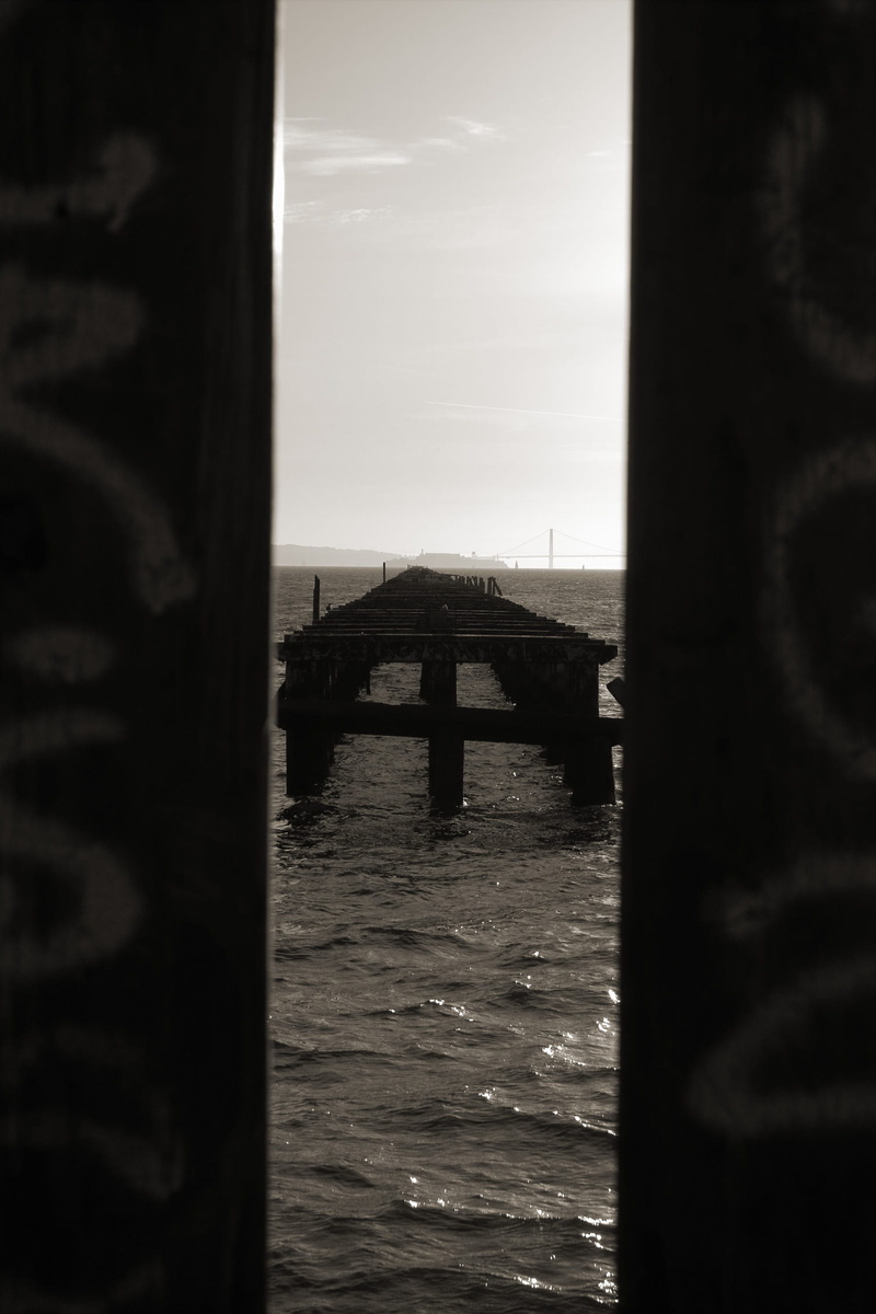 oakland, no people, bridge, 1080P, nautical vessel, sunlight, architectural column, sea, nature, outdoors, day, scenics - nature, connection, window, sky