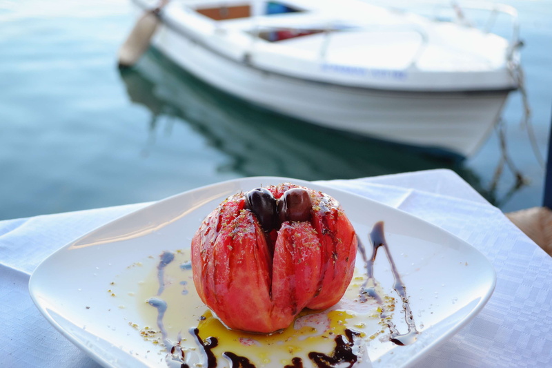 cuisine, food and drink, dessert, greece, landscape, nautical vessel, fruit, water, berry fruit, day, no people, freshness, salad, seascape, sweet, healthy