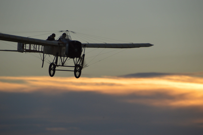 low angle view, mode of transportation, silhouette, aircraft, mid-air, 2K, nature, on the move, journey, propeller, air vehicle, clouds, flying, old, propeller plane