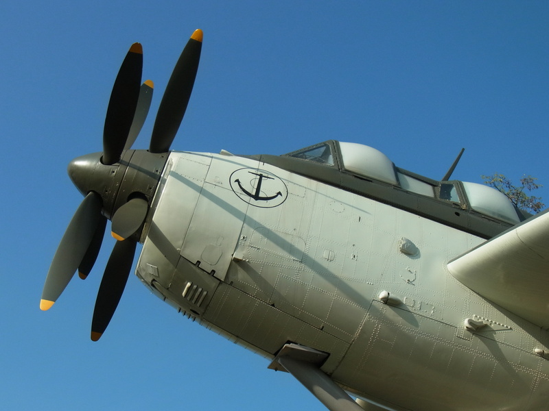 air vehicle, outdoors, aerospace industry, m17, sky, day, clear sky, no people, military, nature, fly, propeller, flying, airplane, aviation, fighter plane