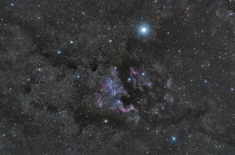 North America Nebula, in the constellation Swan, 2K, North America, Nebula