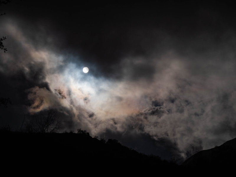 mountain, sky, universe, moon, space, flare, full moon, landscape, cumulus, storm, nebula, #skyline #nature #cosmic #mountains #landscape, cloud, scenics - nature