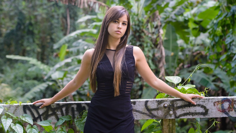 women outdoors, model, long hair, 1080P, 500px, women, Marvin Chandra
