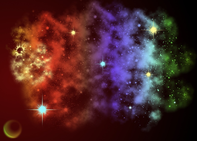 constellation, nature, universe, beauty in nature, all, firework - man made object, cluster, color, pattern, light - natural phenomenon, multicolored, galaxy