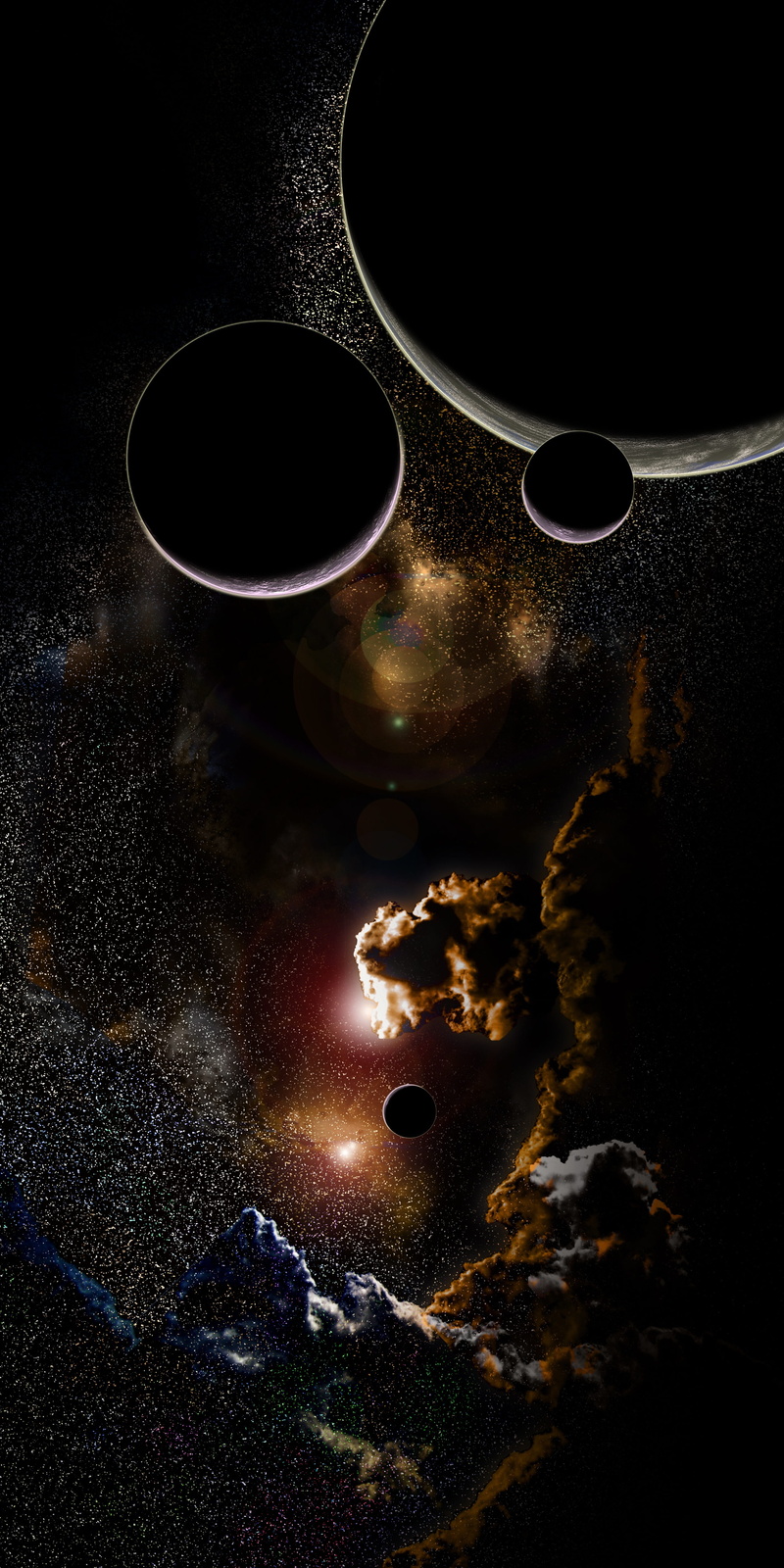 night, no people, Universe, all, indoors, Planet, celestial body, glowing, star, Space, dark, metal, close-up, painting, fantasy, heat - temperature, coffee
