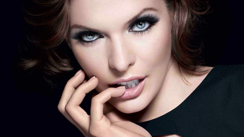 1080P, jovovich, milla, beautiful, model, actress, woman, beauty, brunette, girl