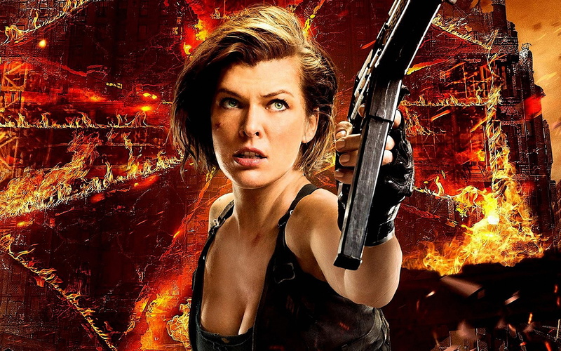 standing, waist up, lifestyles, women, Jovovich, beauty, Chapter, 2K, Evil, beautiful woman, Milla, Final, portrait, digital composite, Resident, headshot
