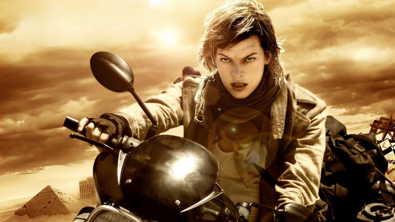 portrait, headwear, sky, waist up, adventure, nature, looking at camera, one person, men, Milla Jovovich, Resident Evil: Extinction, cloud - sky, Resident Evil