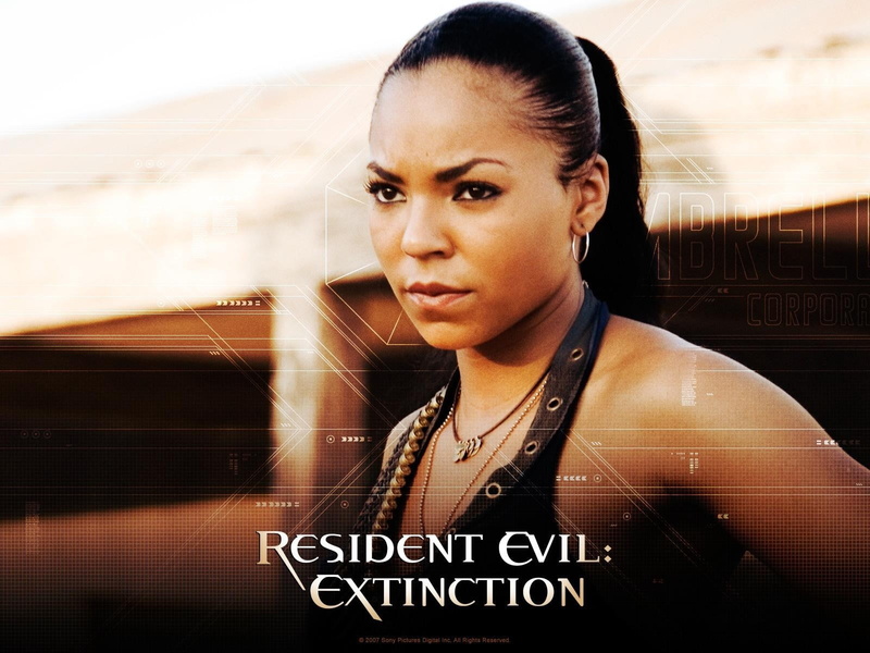 digital composite, young adult, text, real people, front view, Resident evil, wireless technology, headshot, connection, lifestyles, adult, Ashanti, casual clothing