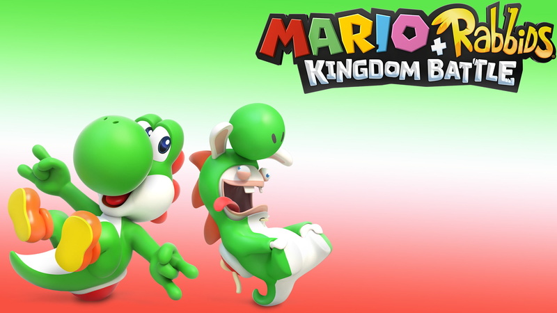 Raving Rabbids, Video Game, Yoshi, Mario + Rabbids Kingdom Battle, 1080P