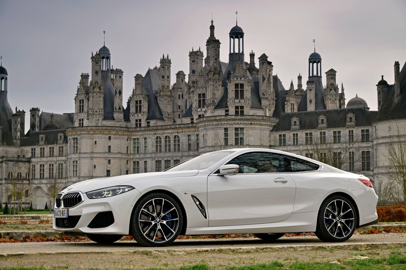 Car, Grand Tourer, BMW 8 Series, 4K, White Car, BMW, BMW 840d, Vehicle