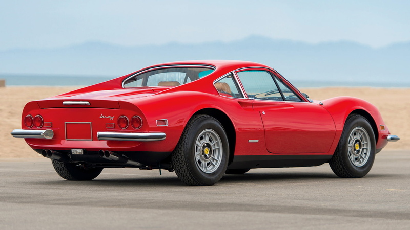 Old Car, Ferrari, 1080P, Coupé, Red Car, Grand Tourer, Dino 246 GT, Sport Car, Car