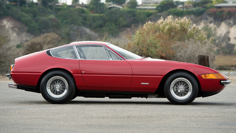 Ferrari 365 GTB/4 Daytona, 1080P, Old Car, Coupé, Grand Tourer, Ferrari, Sport Car, Car, Red Car