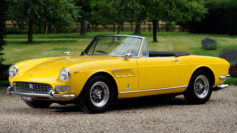 Ferrari, Old Car, Yellow Car, Ferrari 275 GTS, Car, 1080P, Roadster, Sport Car, Grand Tourer