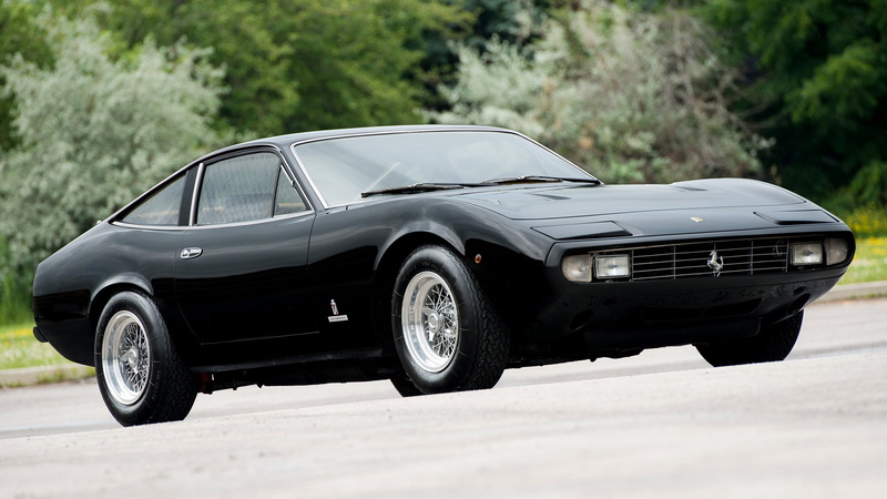 Grand Tourer, Ferrari 365 GTC/4, 1080P, Car, Old Car, Coupé, Sport Car, Ferrari, Black Car