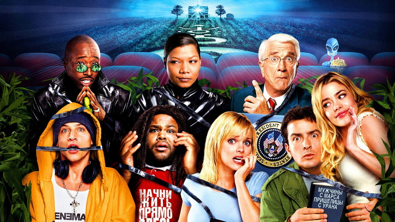 Charlie Sheen, Scary Movie 3, Leslie Nielsen, Movie, Regina Hall, Simon Rex, Anna Faris, 1080P