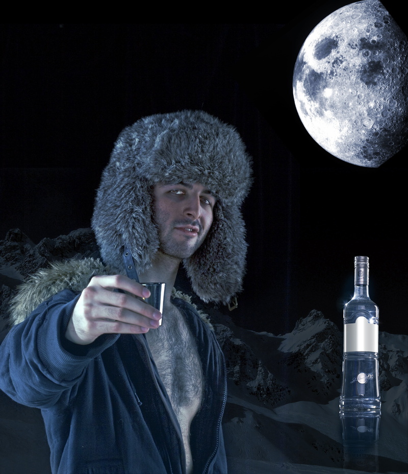 full moon, drink, dark, real people, nightclub, moon, friday, vodka, males, glassware, holding, shot, indoors, young men, looking, glass, bottle, people