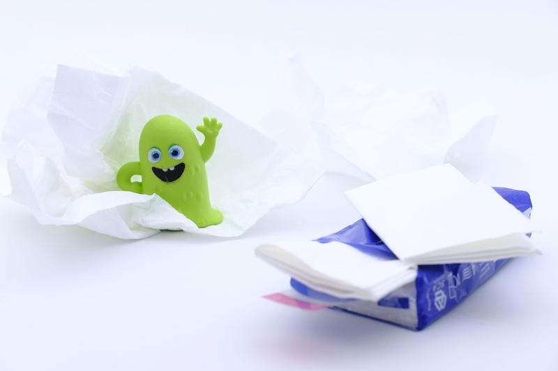 animal, healthy, abwehrkräfte, wealth, still life, indoors, ill, group of objects, crumpled, studio shot, crumpled paper, animal representation, fever