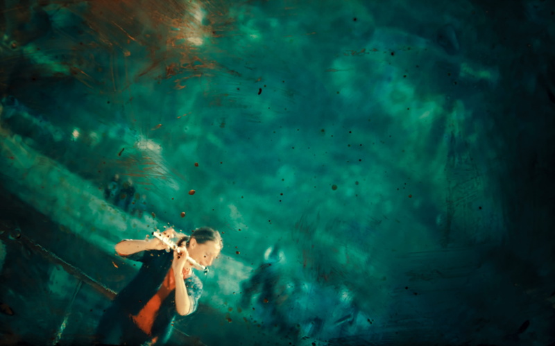 sea life, oniric, fish, experimental, flute, surreal, animal wildlife, 5K, human, adventure, nature, marine, leisure activities, one person, undersea