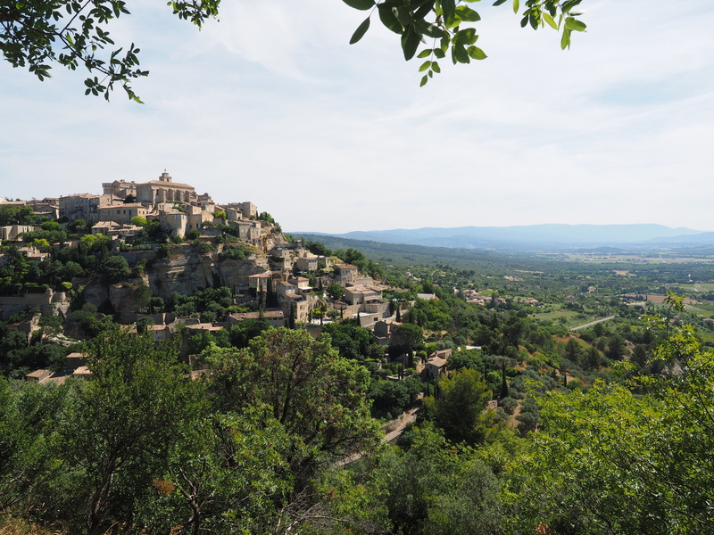 tree, building exterior, cityscape, outdoors, no people, plant, 4K, gordes, travel destinations, capital, village, nature, high altitude village core
